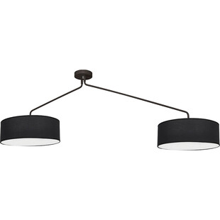 Lampa sufitowa na wysięgnikach z abażurami Falcon II czarna Nowodvorski