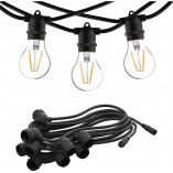 Lampki Ogrodowe Festoon Lights Nowodvorski - 600cm, Czarny