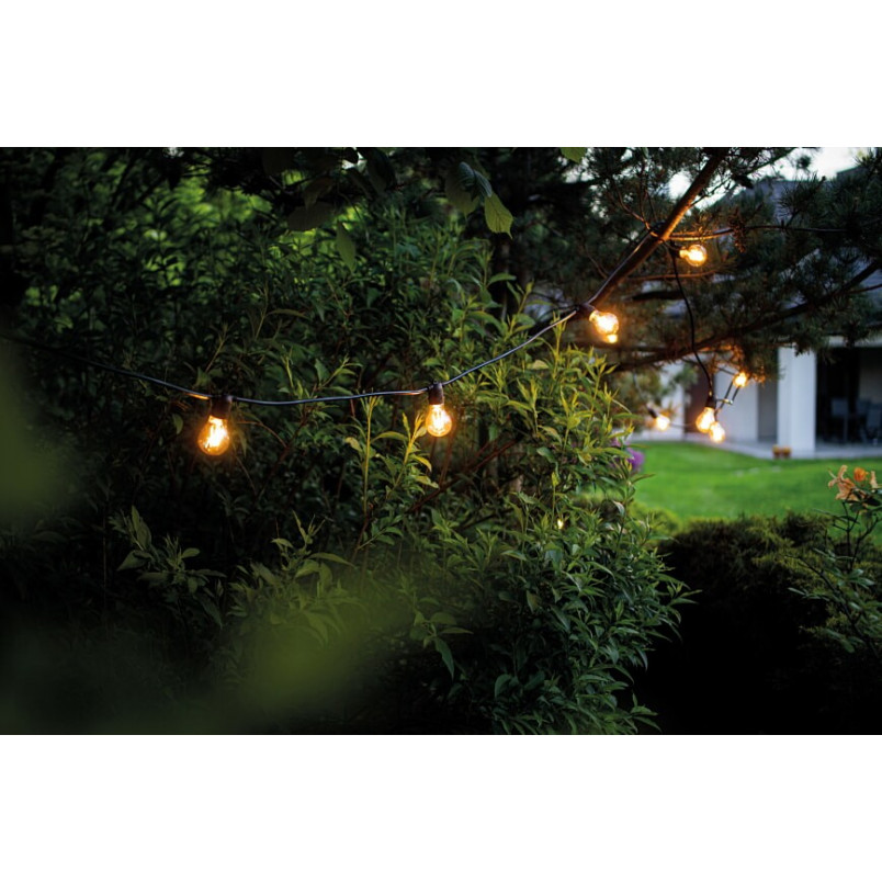 Lampki Ogrodowe Festoon Lights XV 900cm Czarny | Nowodvorski
