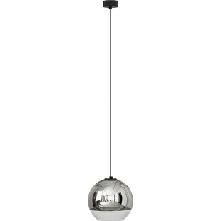 Lampa wisząca Globe II Nowodvorski | Szklana kula, chrom