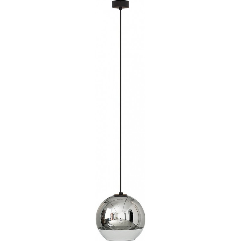 Lampa wisząca Globe II Nowodvorski | Szklana kula, chrom