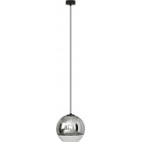 Lampa wisząca Globe II Nowodvorski | Szklana kula, chrom