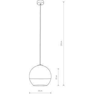 Lampa wisząca Globe II - Nowodvorski | Kula szklana 25cm