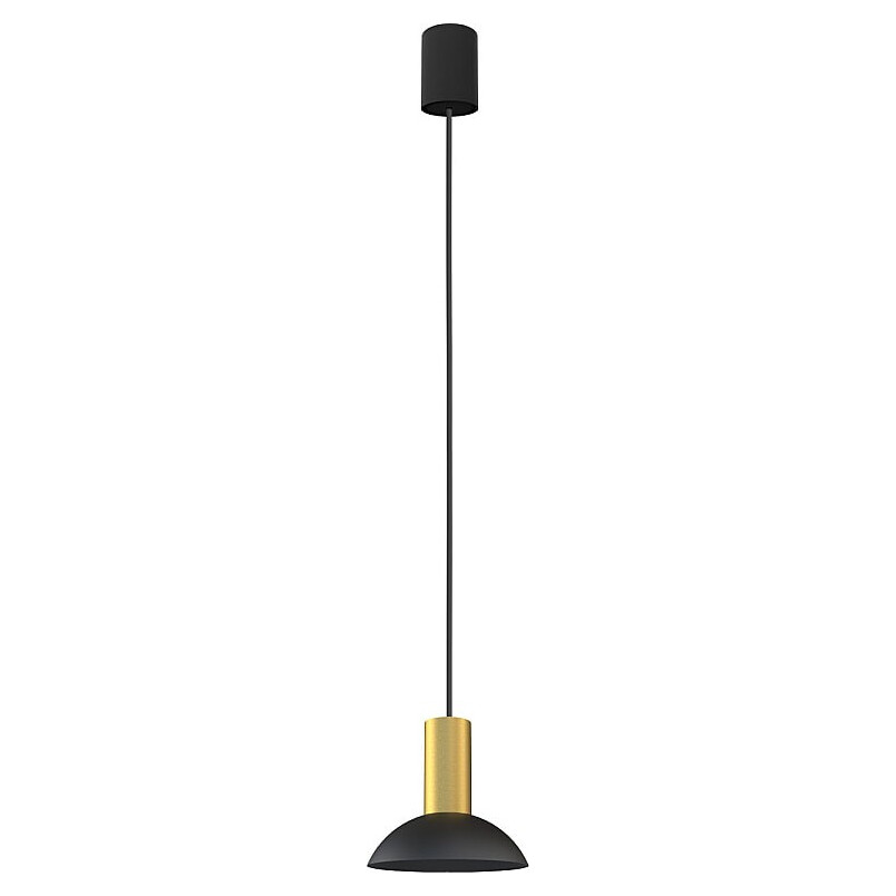 Lampa wisząca Hermanos Nowodvorski | Czarny i Mosiądz