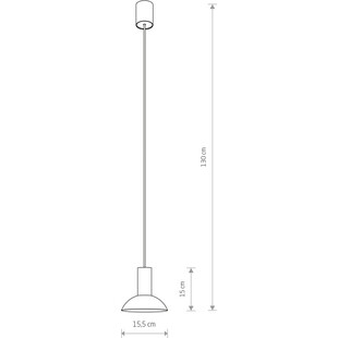 Lampa wisząca Hermanos Nowodvorski | Czarny i Mosiądz