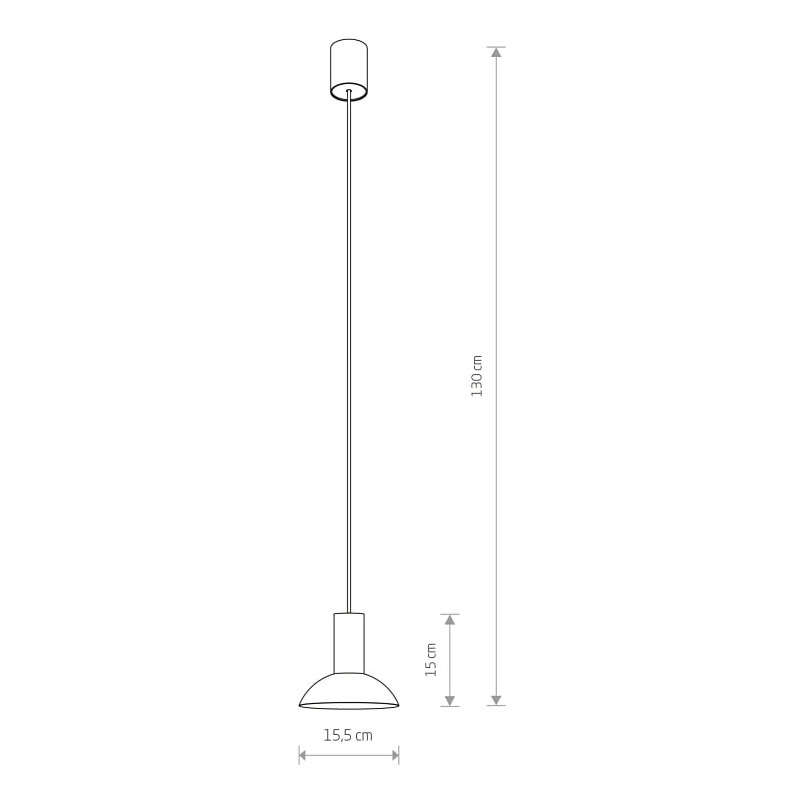 Lampa wisząca Hermanos Nowodvorski | Czarny i Mosiądz