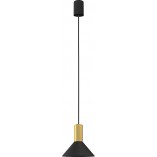 Lampa Wisząca Hermanos Czarna/Mosiądz | Nowodvorski