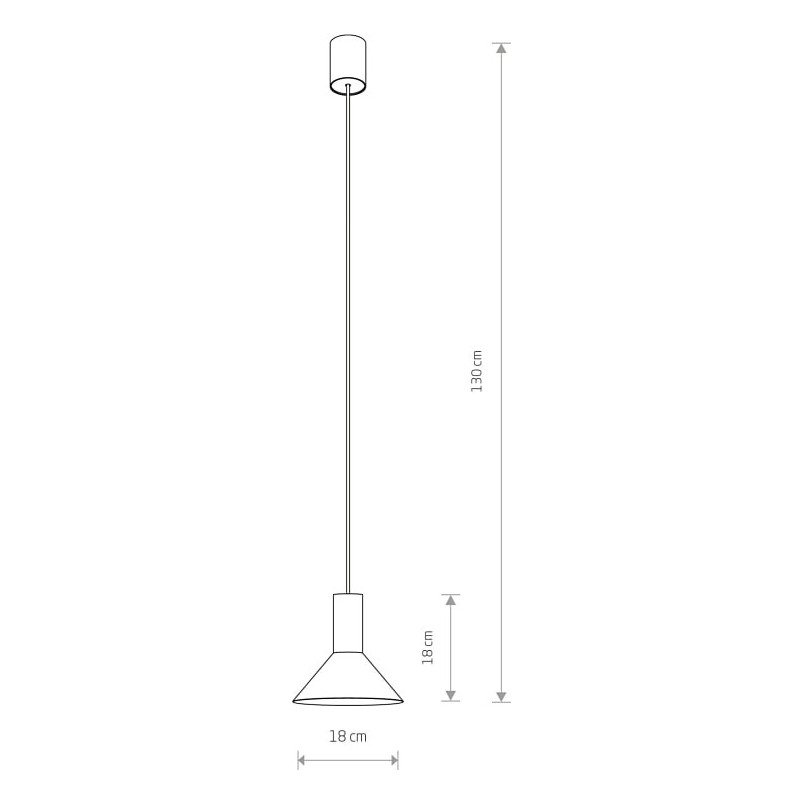 Lampa Wisząca Hermanos Czarna/Mosiądz | Nowodvorski