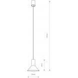 Lampa Wisząca Hermanos Czarna/Mosiądz | Nowodvorski