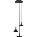 Lampa Wisząca Nowodvorski Hermanos III | Czarna z Mosiądzem - Kup Teraz!