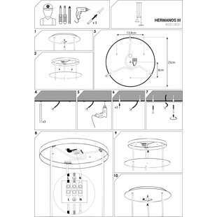 Lampa Wisząca Nowodvorski Hermanos III | Czarna z Mosiądzem - Kup Teraz!