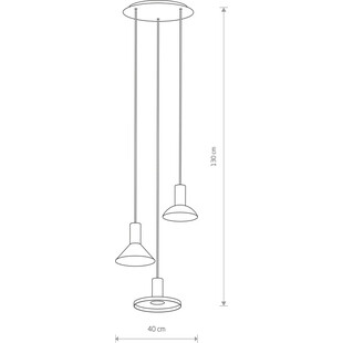 Lampa Wisząca Nowodvorski Hermanos III | Czarna z Mosiądzem - Kup Teraz!