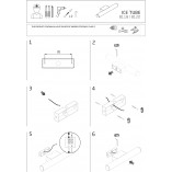 Kinkiet łazienkowy Ice Tube LED 60cm | Nowodvorski