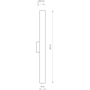 Kinkiet łazienkowy Ice Tube LED 60cm | Nowodvorski