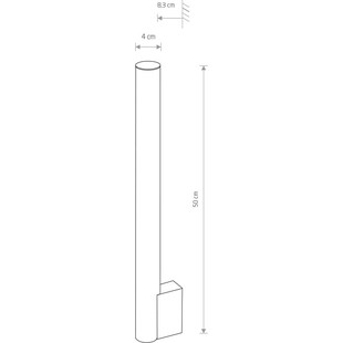 Kinkiet Ice Tube LED - Nowoczesne oświetlenie łazienkowe | Nowodvorski