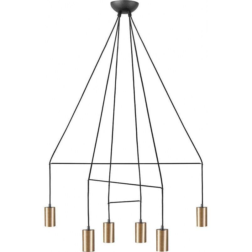 Stylowe lampy sufitowe| Lampa sufitowa minimalistyczna Imbria VI mosiężna Nowodvorski do salonu, sypialni i kuchni