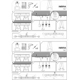 Lampa Sufitowa Minimalistyczna Imbria IV - Nowodvorski | Mosiądz