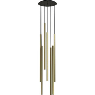 Lampa wiszące tuby Laser VII 30cm mosiężna Nowodvorski