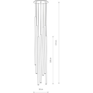 Lampa Wisząca Mosiężna Laser VII 30cm | Nowodvorski