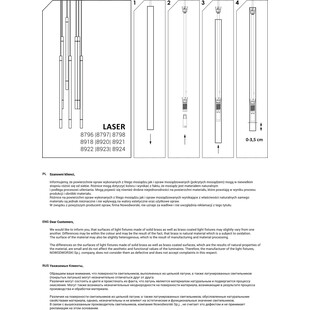 Lampa wiszące tuby Laser VII 30cm czarna Nowodvorski
