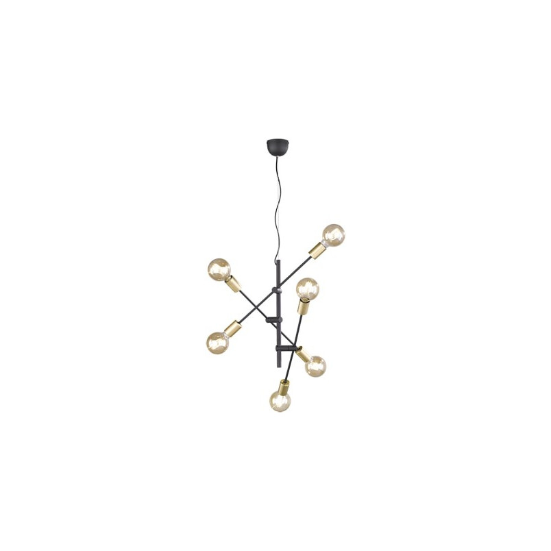 Lampa wisząca industrialna Cross | Trio - Styl Loft i Cena