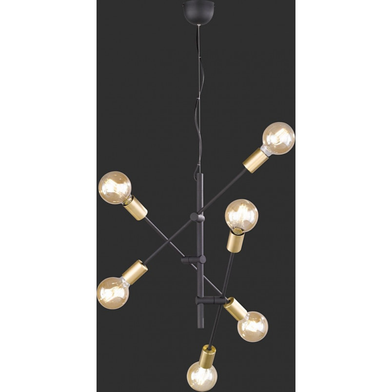Lampa wisząca industrialna Cross | Trio - Styl Loft i Cena