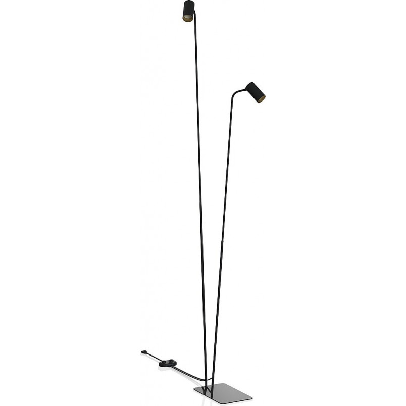Lampa podłogowa Mono | Nowodvorski | Czarny/Złoty