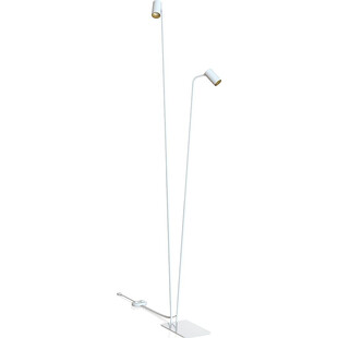 Lampa podłogowa podwójna Mono biały / złoty Nowodvorski