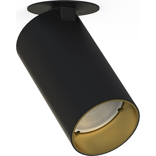 Lampa podtynkowa Mono 5,5cm czarny / złoty Nowodvorski