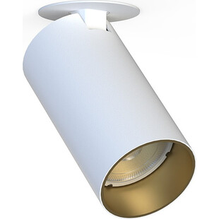 Lampa podtynkowa Mono 5,5cm biały / złoty Nowodvorski
