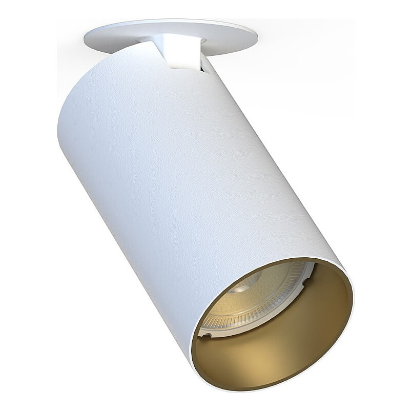 Lampa podtynkowa Mono biało-złota | Nowodvorski