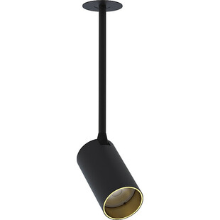 Lampa podtynkowa Mono Long 29cm czarny / złoty Nowodvorski