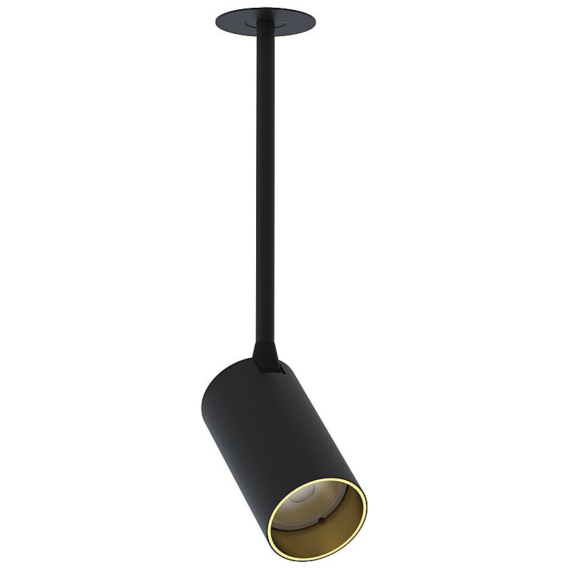 Lampa podtynkowa Mono Long czarno-złota | Nowodvorski