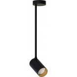 Lampa sufitowa Mono | Czarna i złota | Nowodvorski