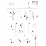 Lampa podłogowa Mono czarna | Nowodvorski - Minimalistyczny Design