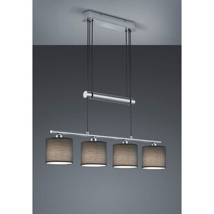Lampa wisząca Garda szara Trio | Nowoczesny design