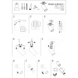 Lampa podtynkowa Mono 5,5cm czarna - Nowodvorski | Sklep