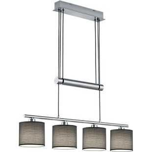 Lampa wisząca Garda szara Trio | Nowoczesny design