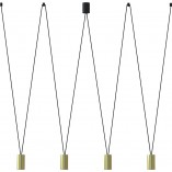 Lampa wiszące tuby More Eye IV 160cm mosiężna Nowodvorski