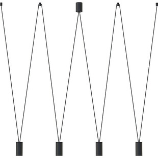 Lampa wiszące tuby More Eye IV 160cm czarna Nowodvorski