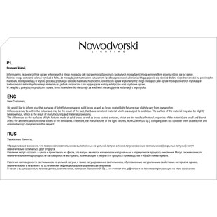 Lampa wisząca More Eye IV czarna | Nowodvorski