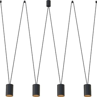 Lampa wisząca czarna More Tone IV | Nowodvorski