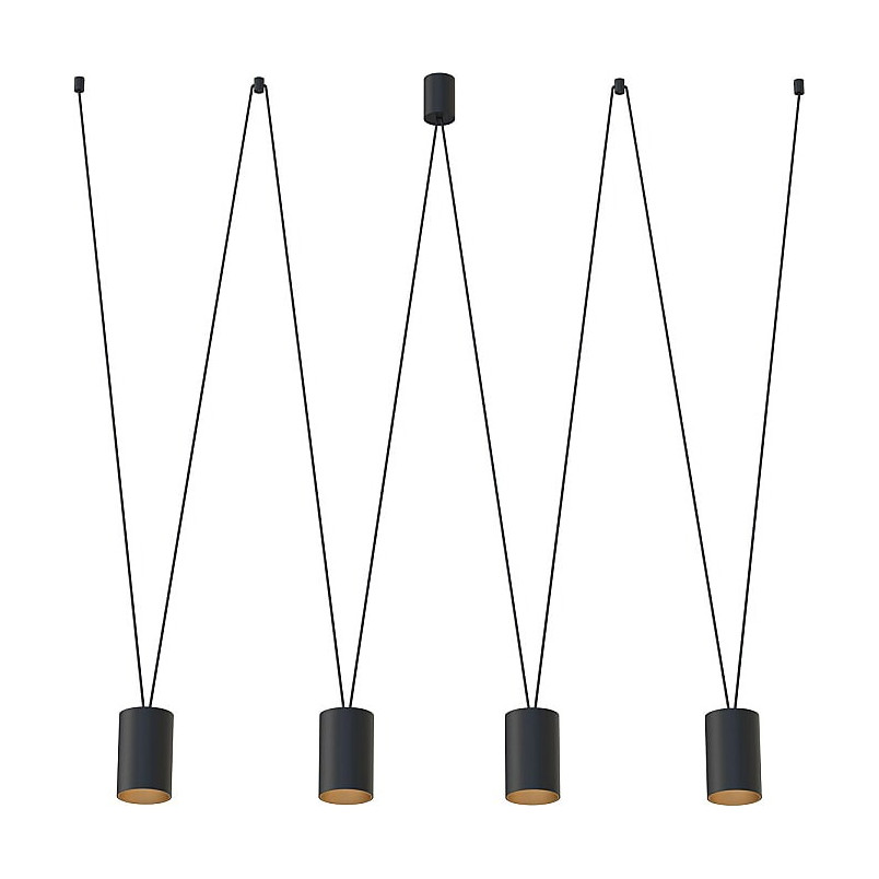 Lampa wisząca czarna More Tone IV | Nowodvorski