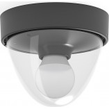 Plafon ogrodowy Nook 18cm czarny / przezroczysty Nowodvorski