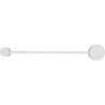 Kinkiet dekoracyjny minimalistyczny Orbit 52cm biały Nowodvorski do sypialni i salonu