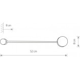 Kinkiet Orbit biały Nowodvorski | Minimalistyczny design