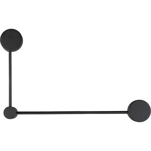 Kinkiet dekoracyjny minimalistyczny Orbit II 52cm czarny Nowodvorski