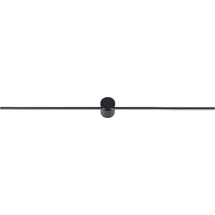 Kinkiet łazienkowy minimalistyczny Pin LED 91cm czarny Nowodvorski