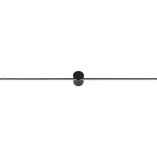 Kinkiet LED czarny do łazni Nowodvorski | 91cm