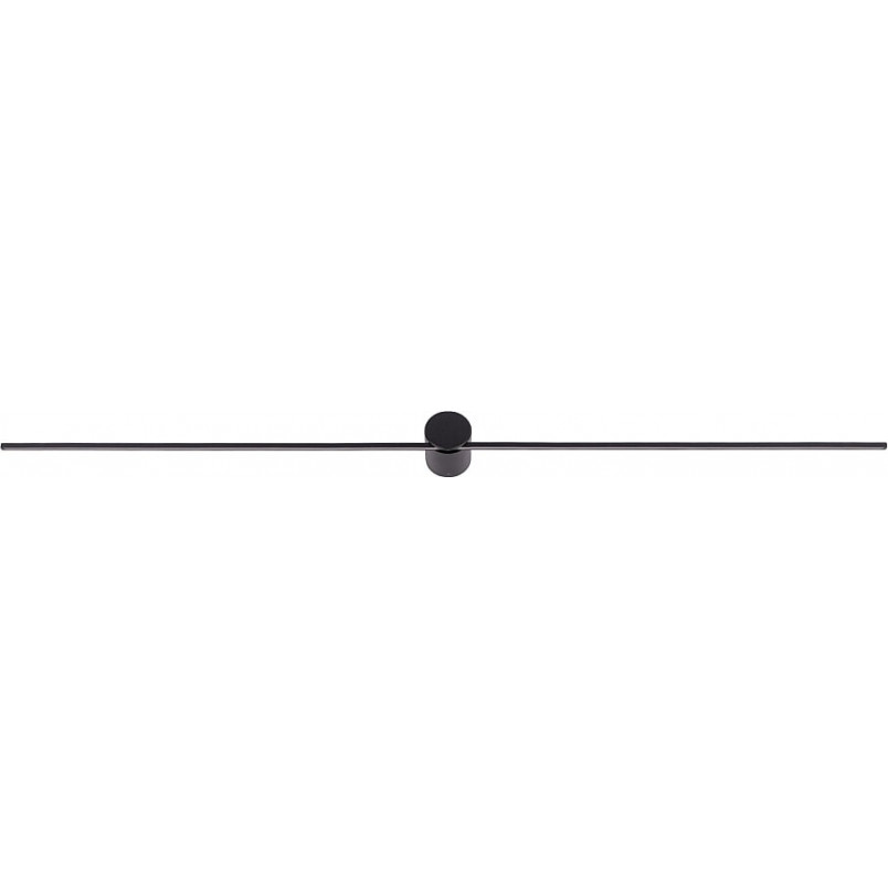 Kinkiet Łazienkowy LED Czarny | Nowodvorski Pin 121cm